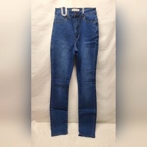 Nwt Size 3 So Stretchy Women's Blue High-Waisted Jeans